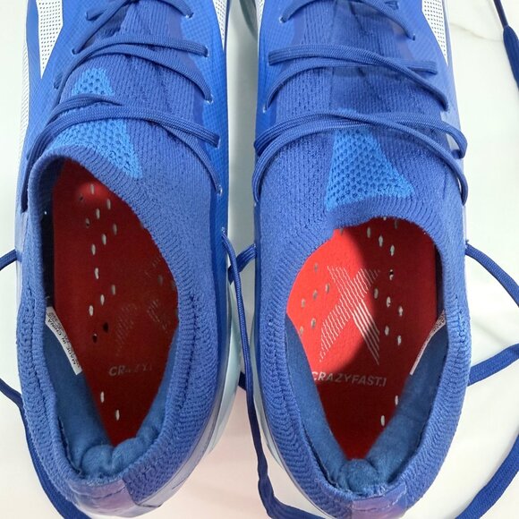 Adidas X Crazyfast.1 FG Soccer Football Cleats Boots Blue Mens 12 EUC - Picture 10 of 11